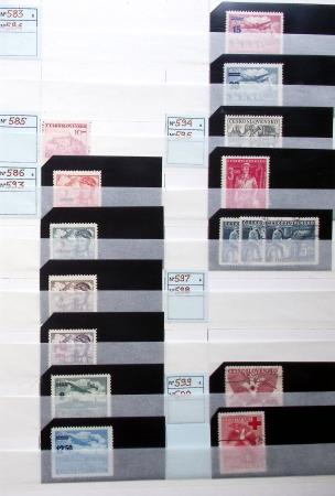1928-2020 Important stock in 8 large stockbooks with