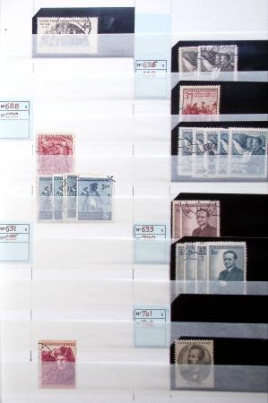 1928-2020 Important stock in 8 large stockbooks with