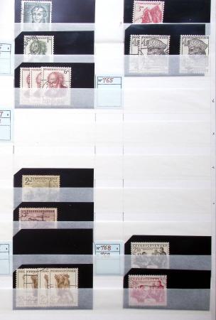1928-2020 Important stock in 8 large stockbooks with