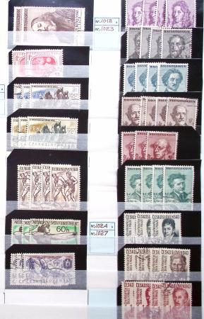 1928-2020 Important stock in 8 large stockbooks with