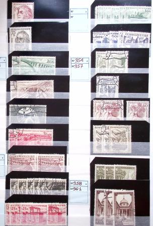 1928-2020 Important stock in 8 large stockbooks with