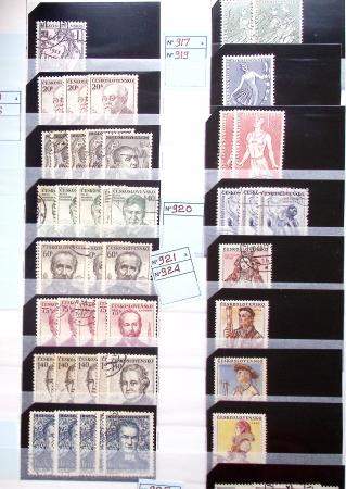 1928-2020 Important stock in 8 large stockbooks with