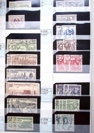 1928-2020 Important stock in 8 large stockbooks with