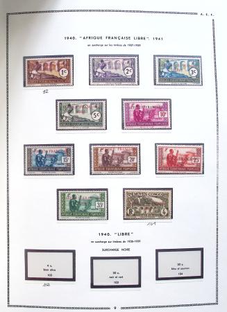 1892-2019 Collections de colonies plus aussi TAAF,