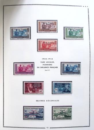 1892-2019 Collections de colonies plus aussi TAAF,
