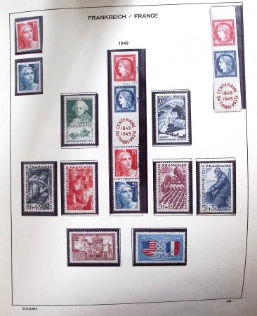 1849- 2011, Lot de France avec section classique dont
