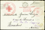 14 plis divers 1939-1945 dont 2 cartes de priorité navale + 10 CP neuves pour l'érection du monument du Maréchal Leclerc (vers 1955). TB