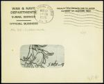 14 plis divers 1939-1945 dont 2 cartes de priorité navale + 10 CP neuves pour l'érection du monument du Maréchal Leclerc (vers 1955). TB