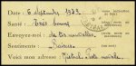 14 plis divers 1939-1945 dont 2 cartes de priorité navale + 10 CP neuves pour l'érection du monument du Maréchal Leclerc (vers 1955). TB