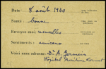 14 plis divers 1939-1945 dont 2 cartes de priorité navale + 10 CP neuves pour l'érection du monument du Maréchal Leclerc (vers 1955). TB