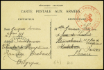 14 plis divers 1939-1945 dont 2 cartes de priorité navale + 10 CP neuves pour l'érection du monument du Maréchal Leclerc (vers 1955). TB