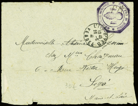 14 plis divers 1939-1945 dont 2 cartes de priorité navale + 10 CP neuves pour l'érection du monument du Maréchal Leclerc (vers 1955). TB