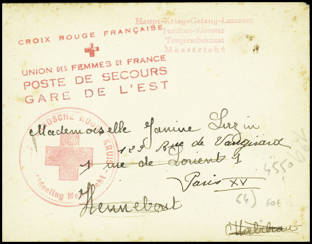 14 plis divers 1939-1945 dont 2 cartes de priorité navale + 10 CP neuves pour l'érection du monument du Maréchal Leclerc (vers 1955). TB