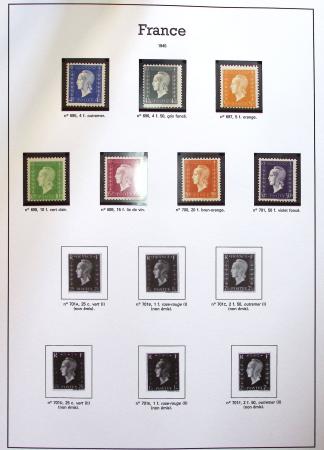 1930-2007, Collection de timbres neufs, très propre,