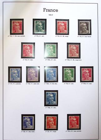 1930-2007, Collection de timbres neufs, très propre,