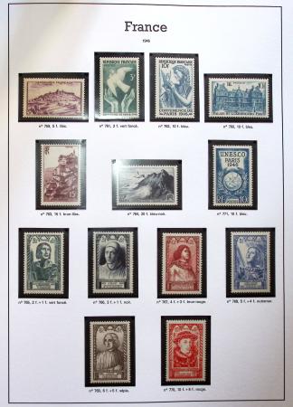 1930-2007, Collection de timbres neufs, très propre,