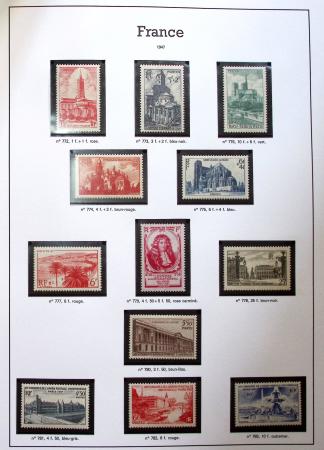 1930-2007, Collection de timbres neufs, très propre,
