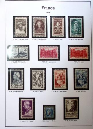 1930-2007, Collection de timbres neufs, très propre,