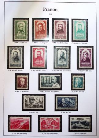 1930-2007, Collection de timbres neufs, très propre,