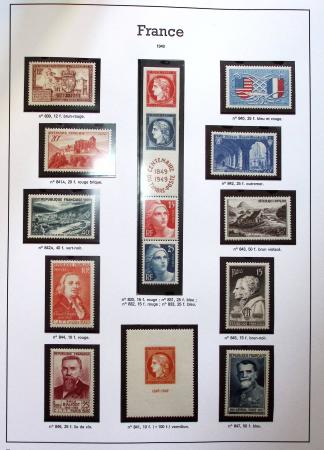 1930-2007, Collection de timbres neufs, très propre,