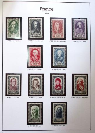 1930-2007, Collection de timbres neufs, très propre,