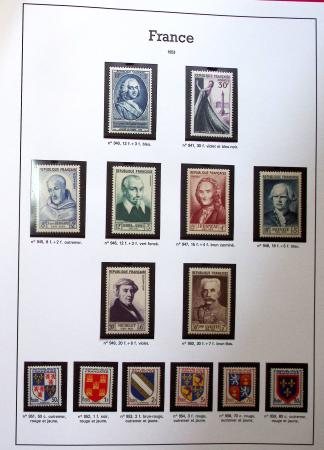 1930-2007, Collection de timbres neufs, très propre,