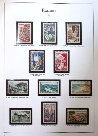 1930-2007, Collection de timbres neufs, très propre,