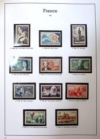 1930-2007, Collection de timbres neufs, très propre,