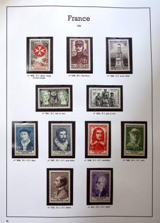 1930-2007, Collection de timbres neufs, très propre,