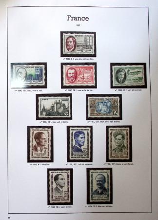 1930-2007, Collection de timbres neufs, très propre,