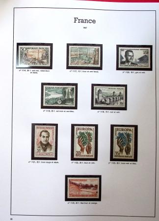 1930-2007, Collection de timbres neufs, très propre,