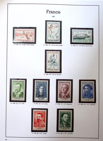 1930-2007, Collection de timbres neufs, très propre,