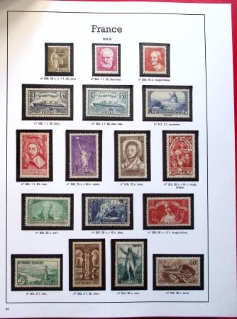 1930-2007, Collection de timbres neufs, très propre,