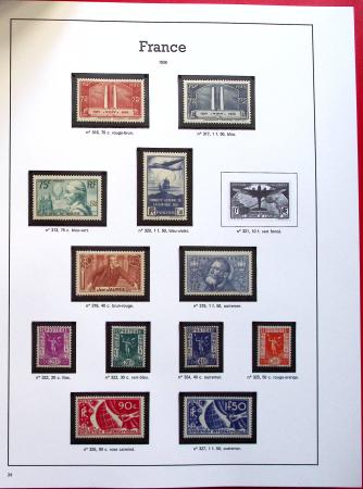 1930-2007, Collection de timbres neufs, très propre,