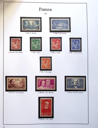 1930-2007, Collection de timbres neufs, très propre,