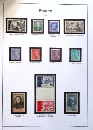 1930-2007, Collection de timbres neufs, très propre,