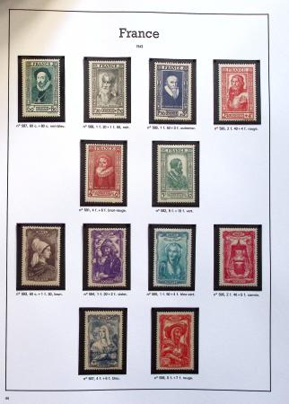 1930-2007, Collection de timbres neufs, très propre,