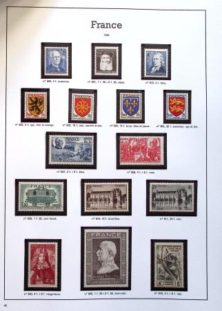 1930-2007, Collection de timbres neufs, très propre,