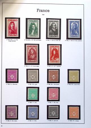 1930-2007, Collection de timbres neufs, très propre,
