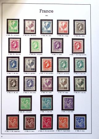 1930-2007, Collection de timbres neufs, très propre,