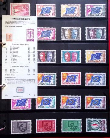 1930-2007, Collection de timbres neufs, très propre,