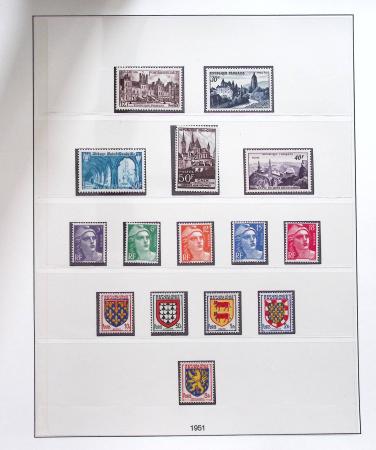1849-1995 Jolie Collection de timbres neufs de France