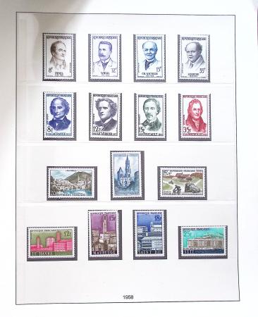 1849-1995 Jolie Collection de timbres neufs de France