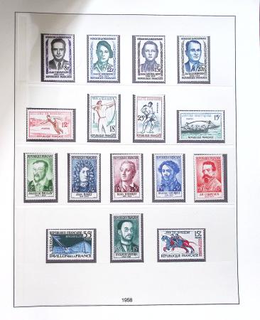 1849-1995 Jolie Collection de timbres neufs de France