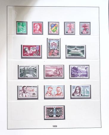 1849-1995 Jolie Collection de timbres neufs de France