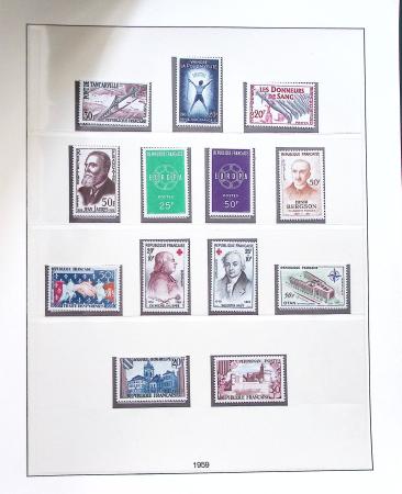 1849-1995 Jolie Collection de timbres neufs de France