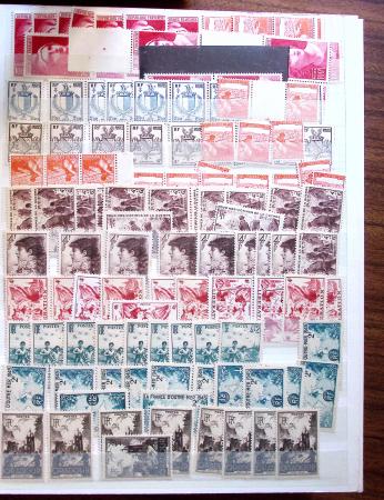 1849-1992 Collection de timbres neufs de France en