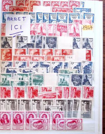1849-1992 Collection de timbres neufs de France en