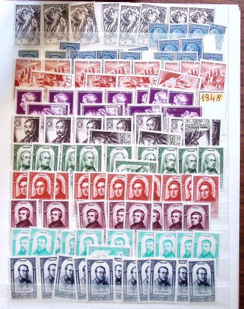 1849-1992 Collection de timbres neufs de France en