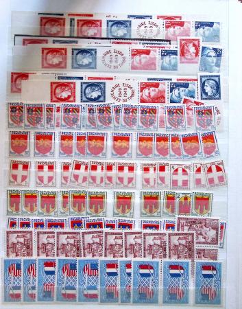 1849-1992 Collection de timbres neufs de France en